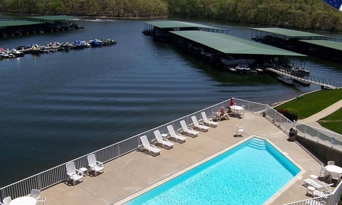 Osage Beach Condo | LAKESIDE CONDO, 3 pools, Walk in level, boat slip, 2 bed/2 bath, gorgeous views