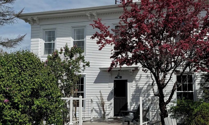 Rome Cabin | Lakeside Lodging, Elevated - Walk to Village shops and restaurants and enjoy a private lakefront, newly renovated and furnished 1843 home!