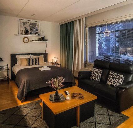 Jyvaskyla Apartment | Lakeside Serenity Lutakko - sauna, parking