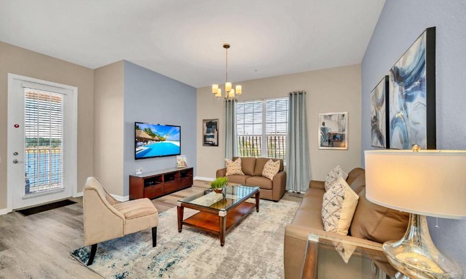 Florida Central Atlantic Coast Apartment | Lakeview Condo Directly Next To Pool Near WDW