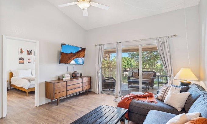 Desert Shores Condo | LAKEVIEW CONDO! Walking Paths, Pickleball, Pool/Spa, Covered parking