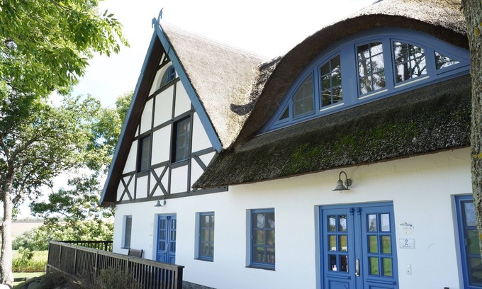 Neverow House | Landhaus Stettiner Haff, gorgeous large 5 * timbered house with sauna and fireplace