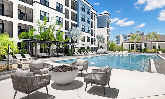 Port Tampa City Apartment | Landing | Chic 1BD, Clubhouse, Gym
