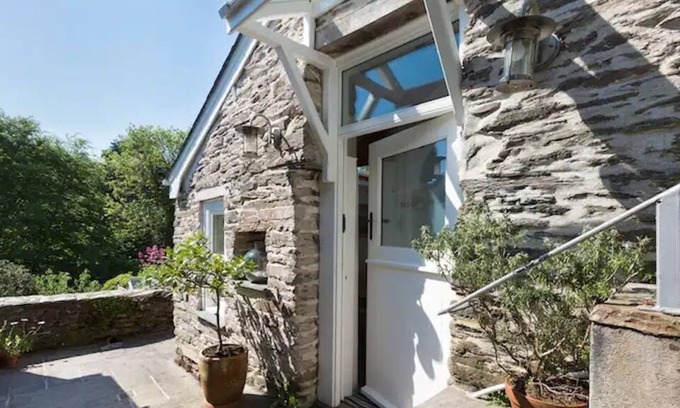 Burgh Island House | Langmans Bothy, cosy converted barn short walk from Bantham Beach in South Devon