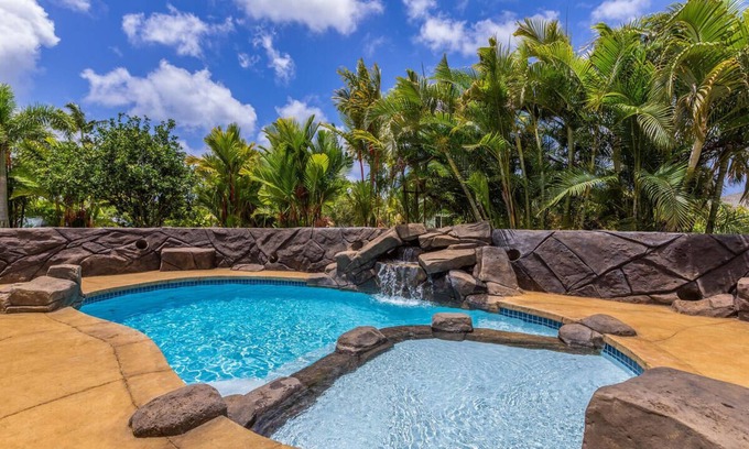 Princeville House | Lani Oasis: Tropical North Shore Retreat w/Pool & AC
