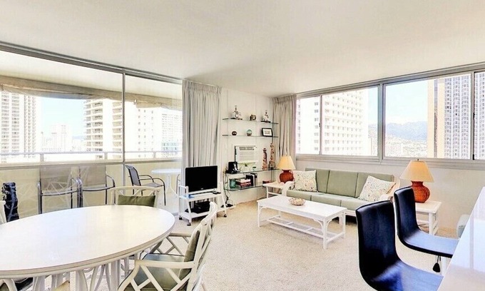 Waikiki Condo | Large 1BR/1BA with SPACIOUS Lanai! Right by Waikiki Beach!