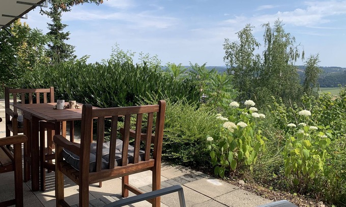 Duedinghausen Apartment | Large and modern guest house 2x2 with the most beautiful view of Sauerland!