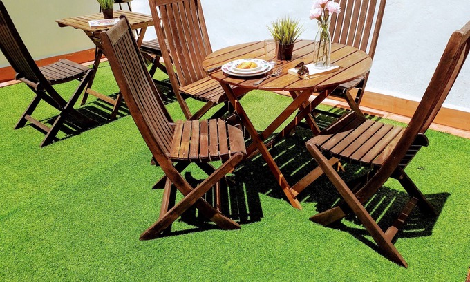 Alicante Apartment | * Large apartment with garden terrace, barbecue and gym in the Alicante Center