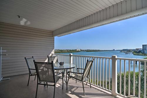 Indian Shores Apartment | Large Balcony and Water Views Indian Shores Condo!
