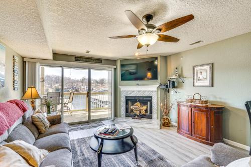 Osage Beach Apartment | Large Balcony with View Lakefront Osage Beach Condo