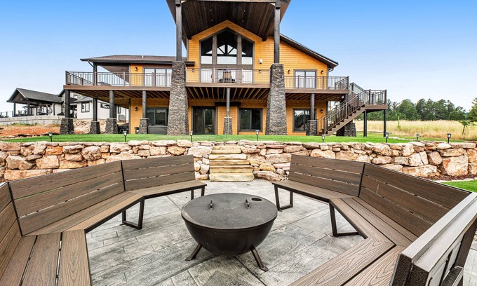 Sturgis House | Large Black Hills home near Mount Rushmore with private hot tub & pool table