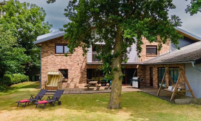 Norstedt House | Large communal area with pool, large garden, centrally betw. North-u. Baltic Sea