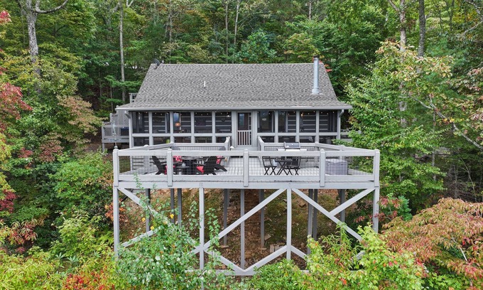 My Mountain Cabin | Large Deck, Layered Mountain Views, Gorgeous Cabin