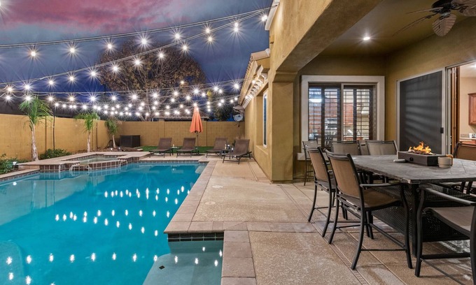 Power Ranch House | Large, Lovely Family Home in Gilbert with pool/spa