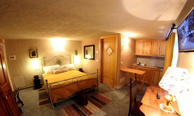 Aosta House | Large studio apartment in an ancient house from the 1300s
