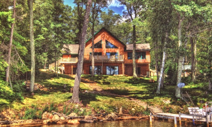 Mercer House | Large Turtle Flambeau Flowage House with game room, sauna, & great fishing.