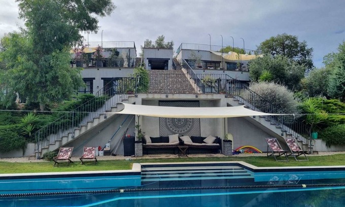 Villalfonsina House | Large Unique - 8 double rooms ensuite - 25 m Pool - Gym - Sea and Mountain close
