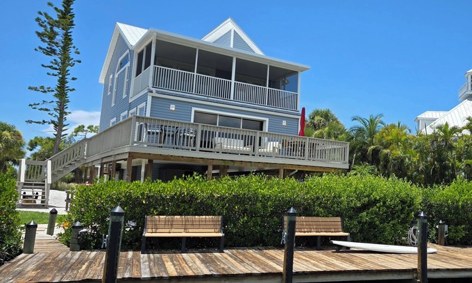 Cape Haze House | Large, Updated, Palm Island home. Don Pedro. Huge Dock, Superb Boating access