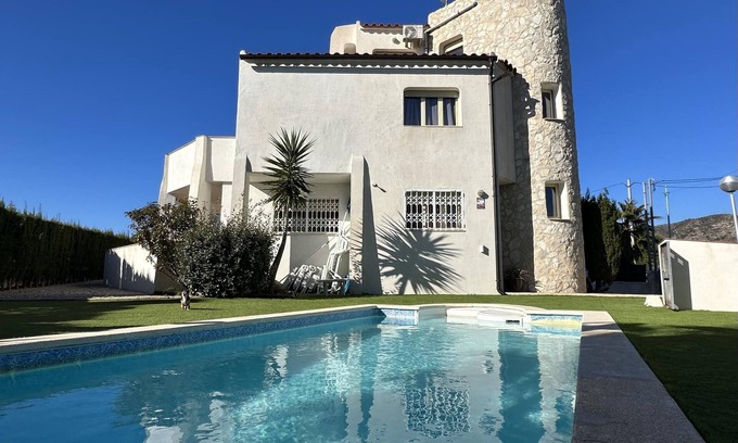 L Almadrava House | Large villa for 11 people with sea view and private pool!