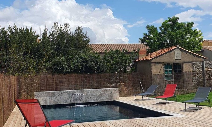 Salles-d'Aude House | Large winegrower's residence with swimming pool , 14 km from the sea.
