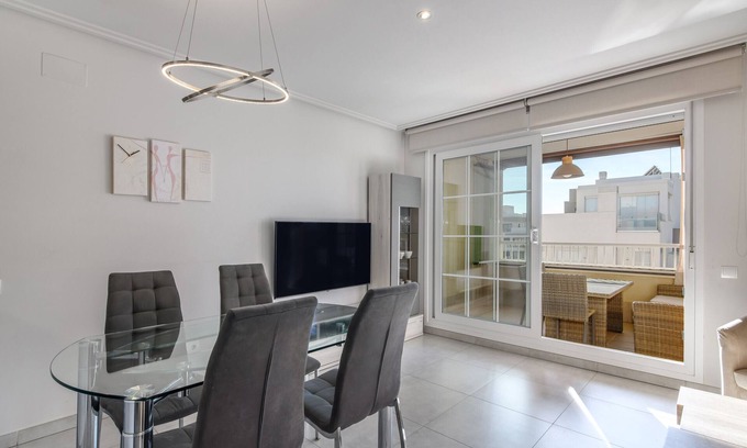 Ayamonte Apartment | Las Arenas Penthouse - Haraganes Beach HLHA245P97