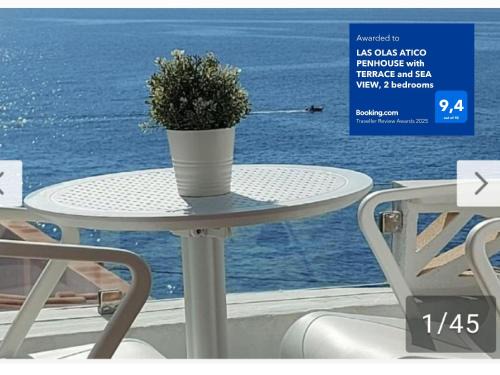 Guimar Apartment | LAS OLAS ATICO PENHOUSE with TERRACE and SEA VIEW, 2 bedrooms