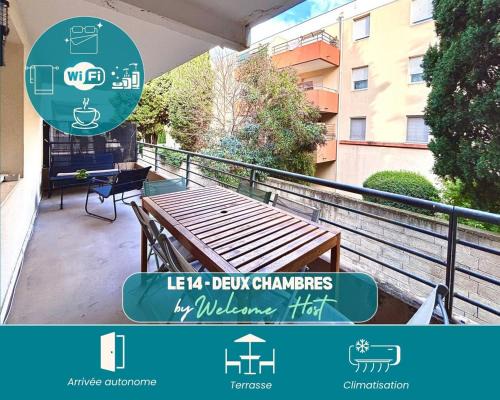 Costieres Apartment | Le 14, 4 pers, 2 chambres, clim, proche autoroute