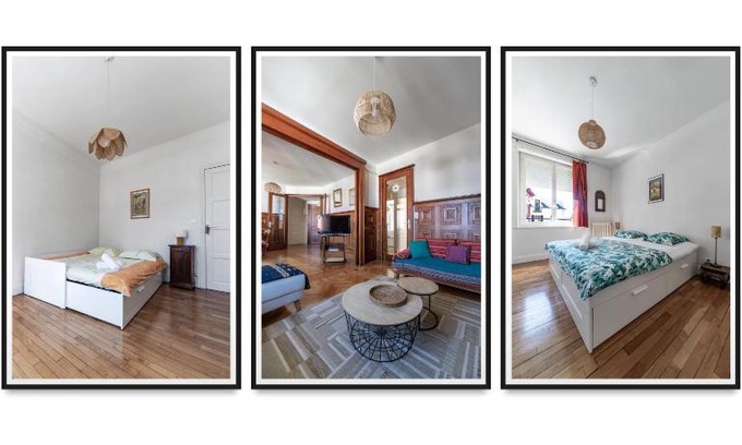 Quartier de France Apartment | Le Belfort - Grand appartement avec terrasse et parking privé
