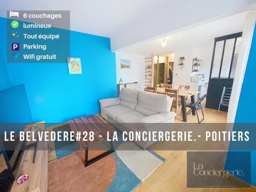 Les 3 Cites Apartment | Le Belvédère #28-La Conciergerie - Poitiers centre