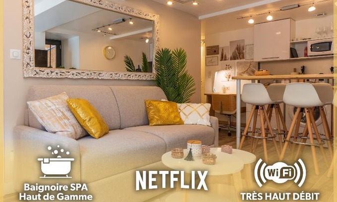 La Vabre Apartment | Le Bohème - Spa/Netflix/Wifi Fibre - Séjour Lozère