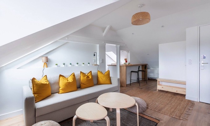 Montlucon Apartment | Le Bourbonnais ~ Attic ~ Self Check-in