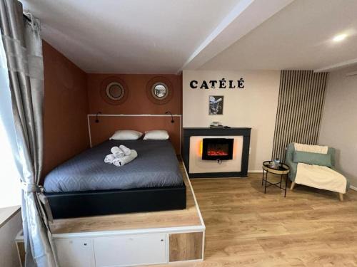Riom Apartment | LE CATELE - Studio RIOM - 3 pers - Vulcania - Puy de Dôme - Proche Clermont Ferrand