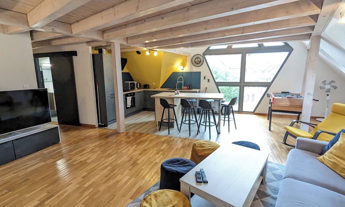 Eguisheim House | Le Ch'ti Alsacien *, duplex apartment for 4/6 people in the heart of Eguisheim