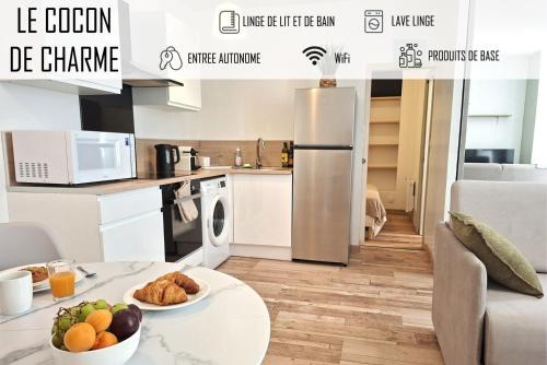 Tarbes Apartment | Le Cocon de Charme-Literie de qualité-Neuf-Central