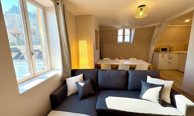 Auxerre Apartment | Le cocon des Quais, Le cocon des Quais - downtown Auxerre
