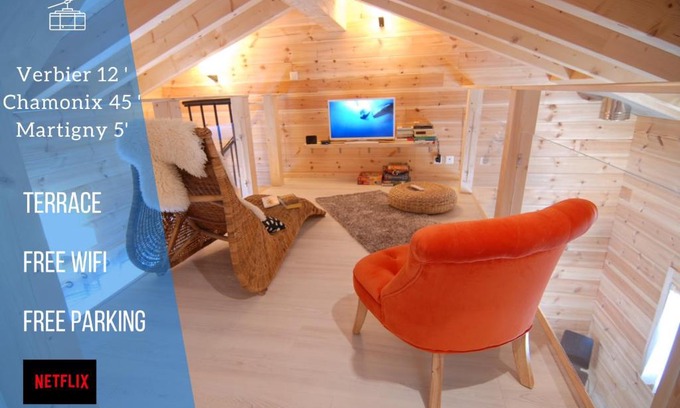 Bovernier Apartment | Le cocon du Catogne proche Martigny Verbier - Netflix -