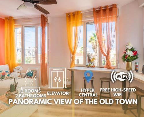 La Gare Apartment | Le Cosy Perpignan Centre, 2 rooms 2 bathrooms, free WIFI, lift, central, renovated, spacious