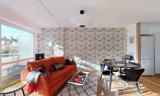 Bourg-l'Eveque Apartment | Le Delicious - appartement 45m² avec terrasse