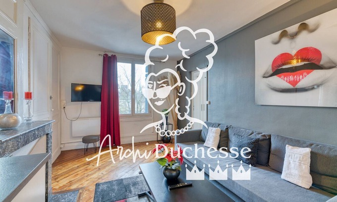 Quartier Pasteur Apartment | Le French Kiss, F2 rénové, hyper-centre de Rouen