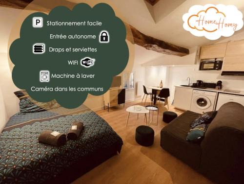 Centre Ville Apartment | Le Gatsby Niortais - Home Homy