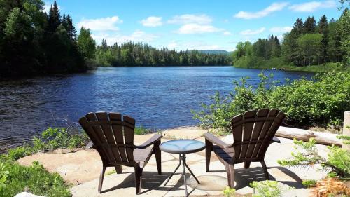 Shannon Ski Chalet | Le Grand Heron - Waterfront Cabin with Spa
