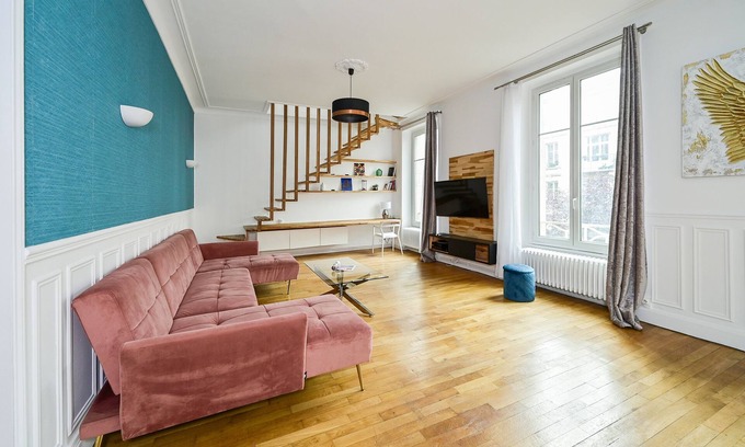 Poincare - Foch - Anatole France - Croix de Bourgogne Apartment | Le Loft d'Anatole - Duplex de 125 m²