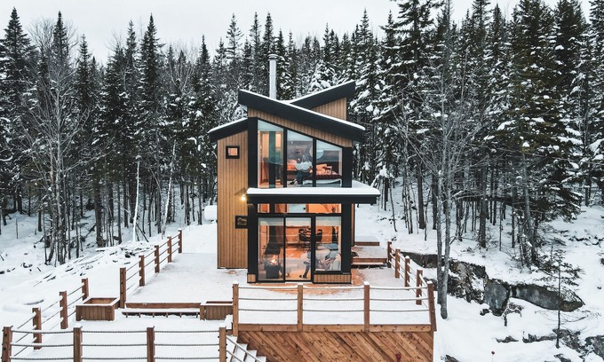 Lac Beauport Cabin | Le Panörama - Tiny house in Nature (CITQ : 303363)