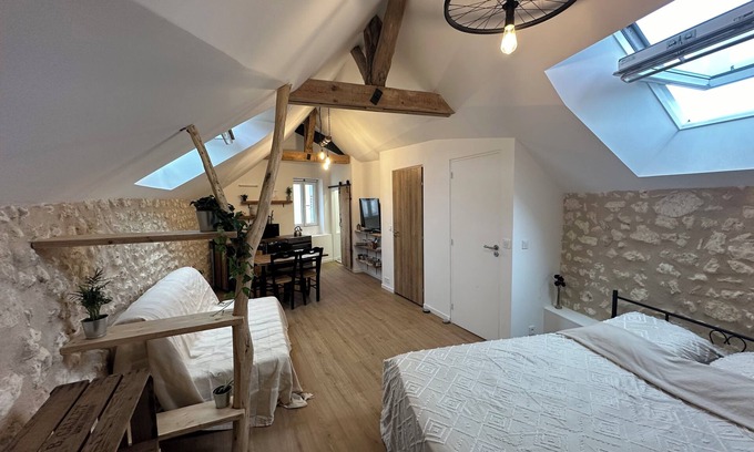 Saint-Martin-le-Beau House | Le Perchoir, au Cœur dun Charmant Village Proche Damboise
