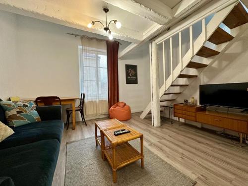 Saint-Pierre - Rene II - Bonsecours Apartment | Le Vintage - Duplex - 2 à 4 personnes - Proche Gare