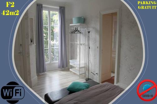 Chatel-Guyon Apartment | Le Volcan au Vert WIFI 42m2 Face au parc