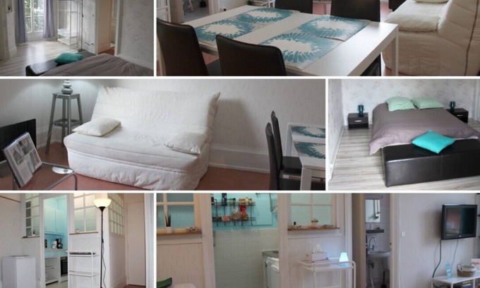 Chatel-Guyon Apartment | Le Volcan Vert - WIFI - Parking - Opposite the park