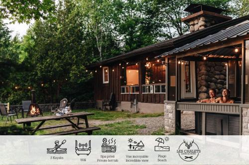 Sainte-Lucie-des-Laurentides House | Le1605 - Spa et Plage - Les chalets dans le nord
