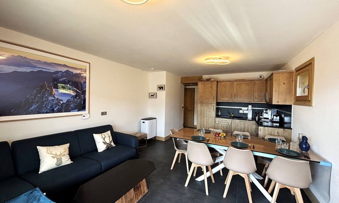 Les Saisies Apartment | Les Saisies - 3-room Apartment with parking, balcony & WIFI