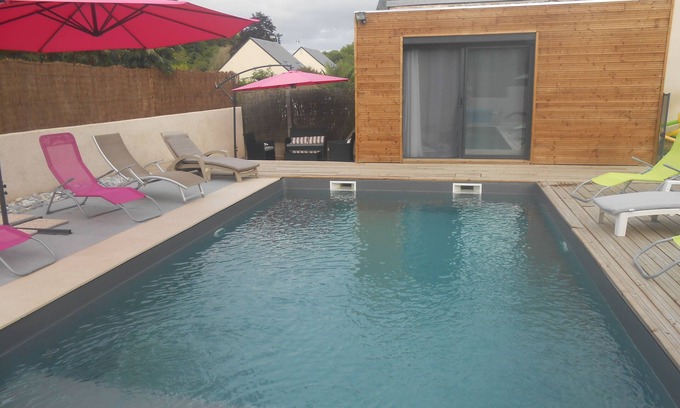 Azay-le-Rideau House | “Les Terrasses d´Azay”, 3 * gite, with pool for 12